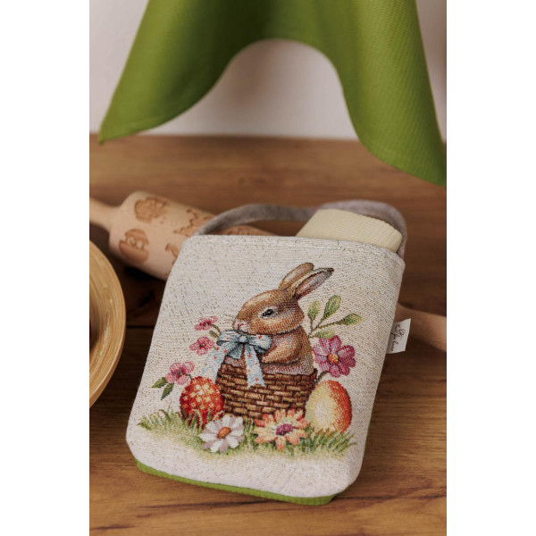 Фото - Набор полотенец Прованс Гоболеновый в сумочке Соцветие 2 ед. 40х50 см (045097)