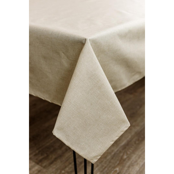 Фото - Скатертина прямокутна Прованс Simfoni Бежева 120х136 см (045146)