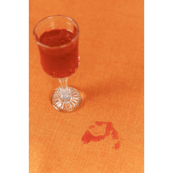 Фото - Скатертина прямокутна Прованс Simfoni Помаранчева 120х136 см (045148)