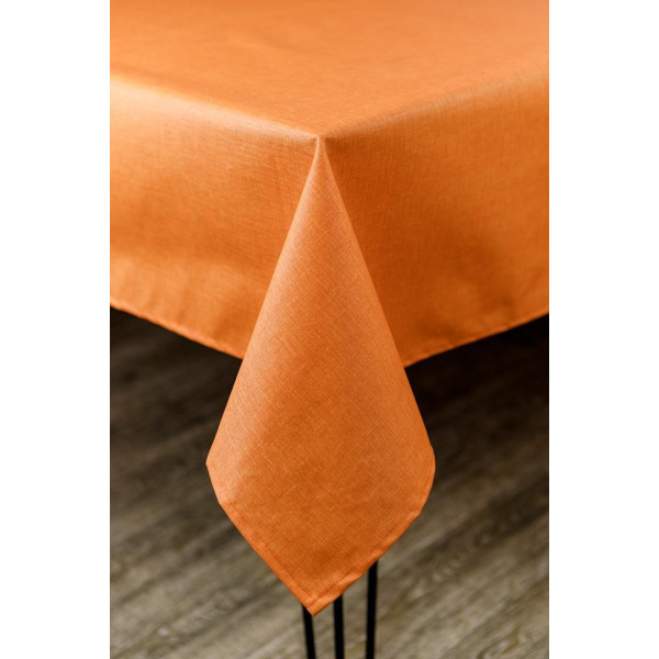 Фото - Скатертина прямокутна Прованс Simfoni Помаранчева 120х136 см (045148)