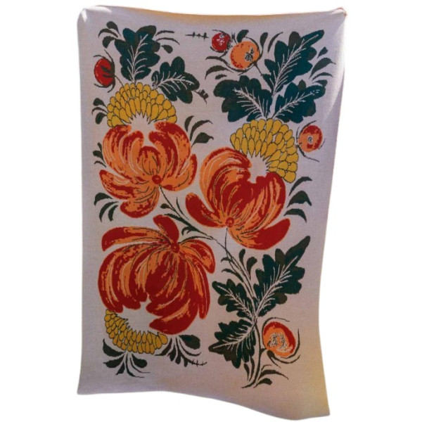 Фото - Плед полуторный Прованс Петриковские мотивы 120х180 см (045161)