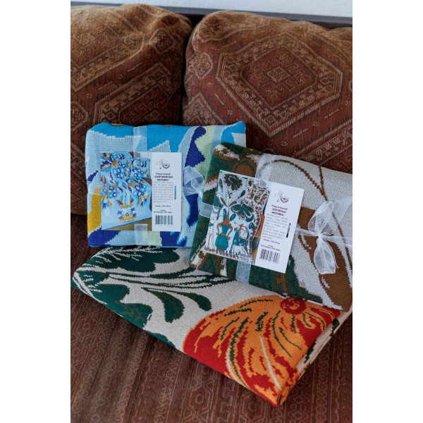 Фото - Плед полуторный Прованс Петриковские мотивы 120х180 см (045161)