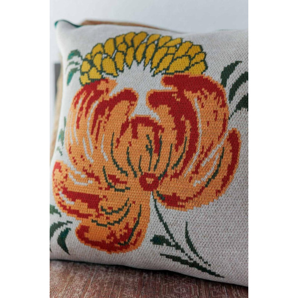 Фото - Наволочка Прованс Петриківські мотиви 45х45 см (045163)