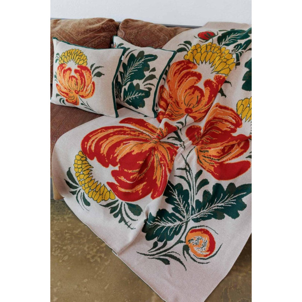 Фото - Наволочка Прованс Петриківські мотиви 45х45 см (045163)