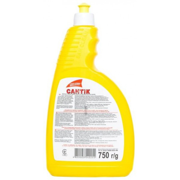 Фото - Засіб для чищення кухонної техніки San Clean для сантехники без распылителя 750 мл (4820003542255)
