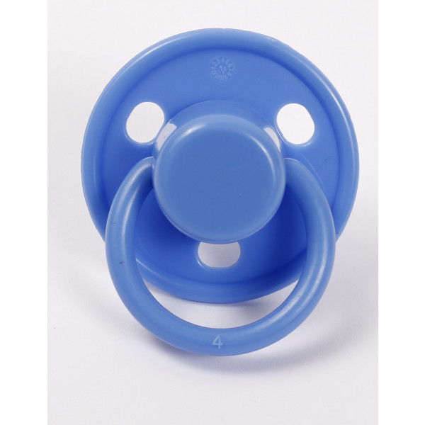 Фото - Кругла пустушка Lindo синій (Pk075/6-12 с) Фото - Кругла пустушка Lindo синій (Pk075/6-12 с)