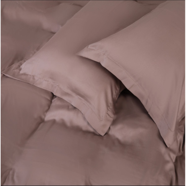 Фото - Простирадло двоспальне MirSon 180x200 см №08 Beige Tencel (2200009637506)