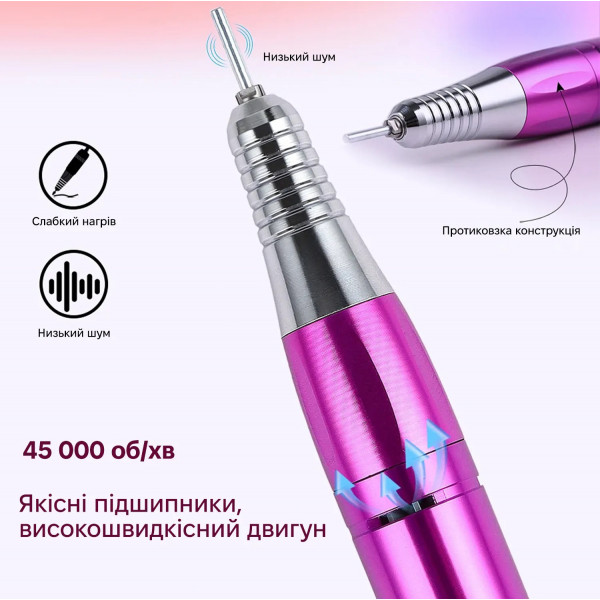 Фото - Манікюрний набір апаратний SML Nail Sander M19 Yellow