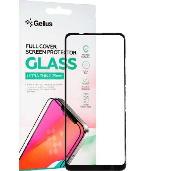 Фото - Захисне скло для смартфону Gelius Full Cover Ultra-Thin 0.25mm for Motorola E30/E40 Black (95985)