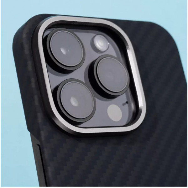 Фото - Чохол для смартфону
 Proove Carbon Slim with Magnetic Ring iPhone 13 Pro Black (PCCSIP13P002)