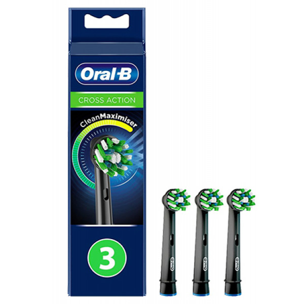 Фото - Насадка для зубної щітки Oral-B Oral-B Cross Action EB50BRB CleanMaximiser 3 шт.