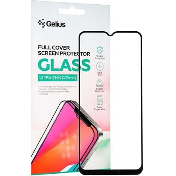 Фото - Захисне скло для смартфону Gelius Full Cover Ultra-Thin 0.25mm for Vivo Y20/ Y20i/ Y21/ Y33s Black (92477)