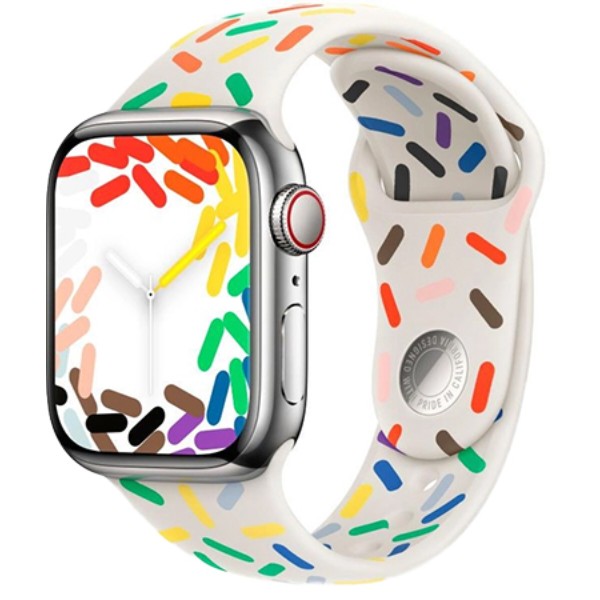 Фото - Ремешок для смарт-часов Apple 41mm Pride Edition Sport Band - M/L (MRTM3) Фото - Ремешок для смарт-часов Apple 41mm Pride Edition Sport Band - M/L (MRTM3)
