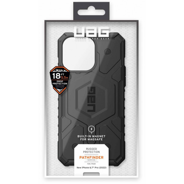 Фото - Чохол для смартфону UAG for Apple iPhone 14 Pro Max Pathfinder Magsafe Black (114055114040)