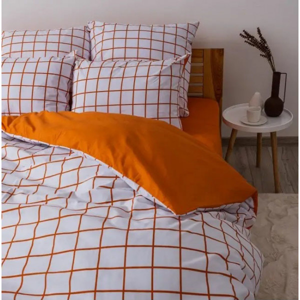 Фото - Комплект постільної білизни ТЕП Happy Sleep Terracotta Check (2-03796_25232)