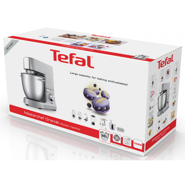 Фото - Комплект техники Tefal Кухонная машина и комбайн + Форма для приготовления Tefal QB813D38 + J175S504 CERAMIK 5 пр.