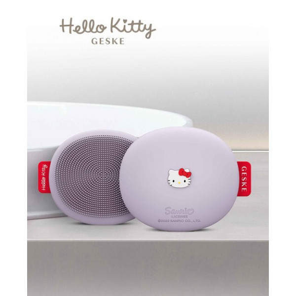 Фото - Щітка для чищення обличчя GESKE Facial Brush З в 1 by Hello Kitty фіолетовий (HK000017PU01)