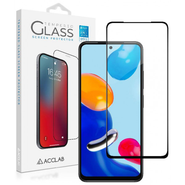 Фото - Защитное стекло для смартфона ACCLAB Full Glue for Xiaomi Redmi Note 11 Pro Black (1283126522659)