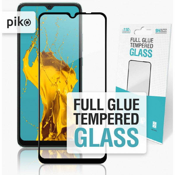 Фото - Защитное стекло для смартфона Piko Full Glue for Xiaomi Redmi 10C Black (1283126527180)