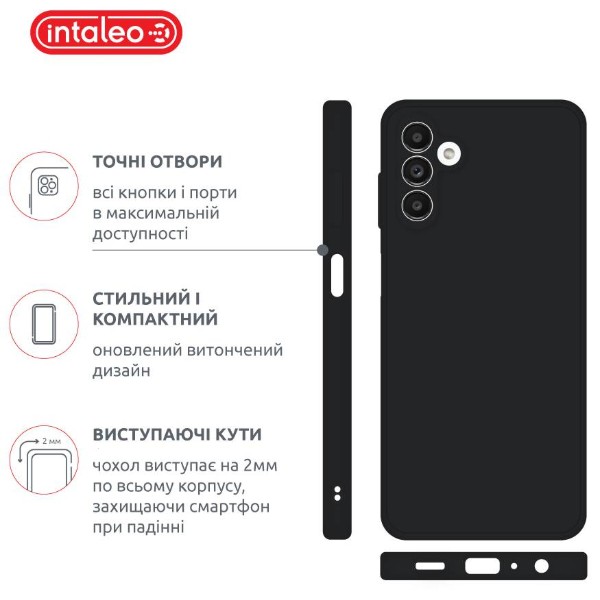 Фото - Чехол для смартфона Intaleo SoftShell Camera Protection for Samsung A13 5G Black (1283126531637)