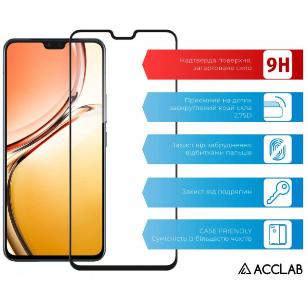 Фото - Захисне скло для смартфону ACCLAB Full Glue for VIVO V23 5G Paper pack (1283126542770)