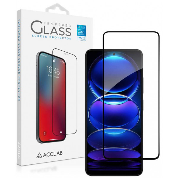 Фото - Захисне скло для смартфону ACCLAB Full Glue for Xiaomi Redmi Note 12 Black (1283126549335)