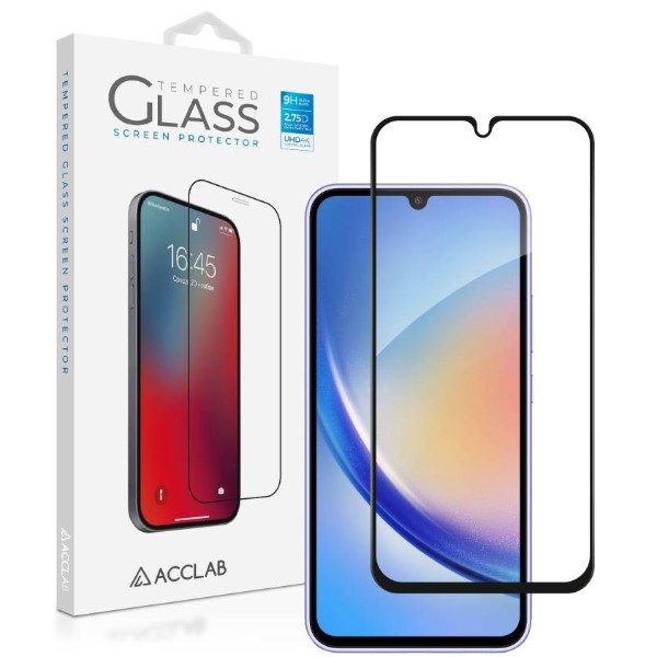 Фото - Защитное стекло для смартфона ACCLAB Full Glue for Samsung A34 5G (1283126559808)