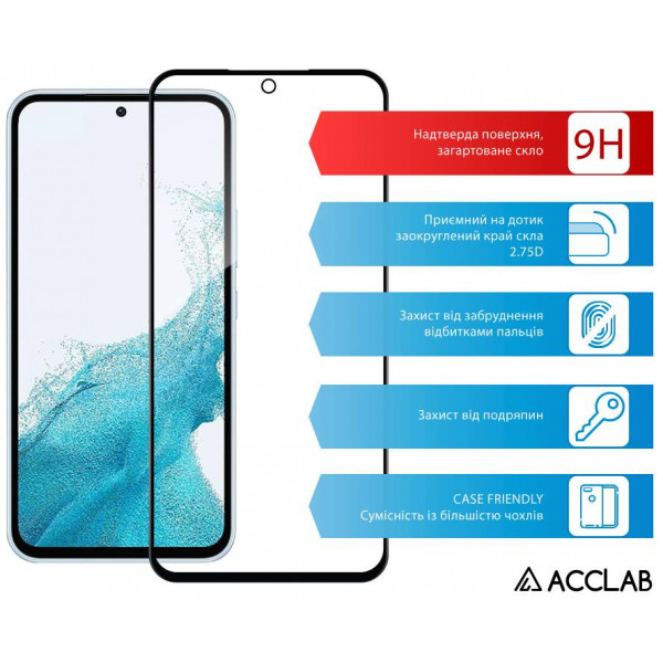 Фото - Захисне скло для смартфону ACCLAB Full Glue for Samsung A54 5G (1283126559860)