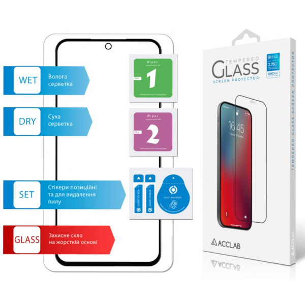 Фото - Захисне скло для смартфону ACCLAB Full Glue for Samsung A54 5G (1283126559860)