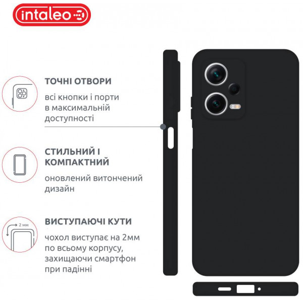 Фото - Чехол для смартфона Intaleo SoftShell for Xiaomi Redmi Note 12 Black (1283126567131)