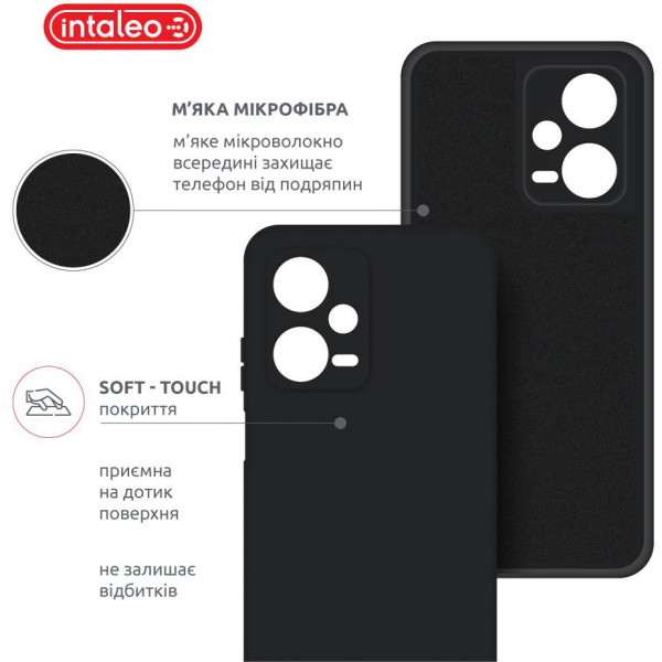Фото - Чехол для смартфона Intaleo SoftShell for Xiaomi Redmi Note 12 Black (1283126567131)