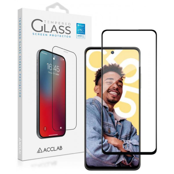 Фото - Защитное стекло для смартфона ACCLAB Full Glue for Realme C55 Black (1283126579714)