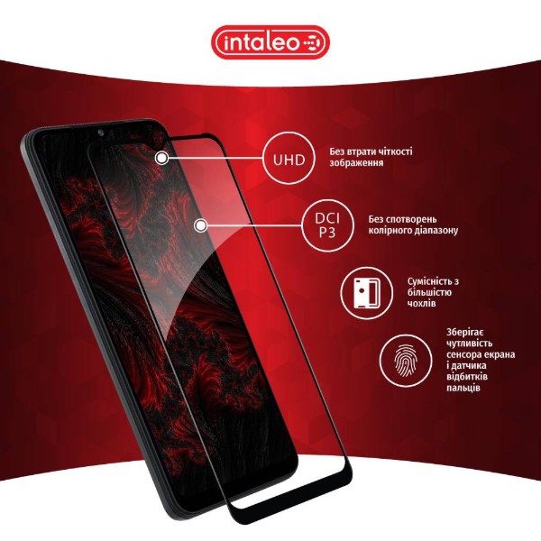 Фото - Захисне скло для смартфону Intaleo Full Glue for Xiaomi Redmi A2 Black (1283126579981)