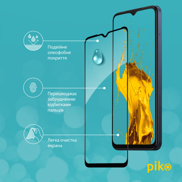 Фото - Захисне скло для смартфону Piko Full Glue for Tecno Spark 10 (1283126580635)