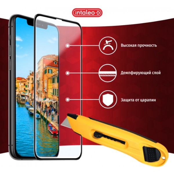 Фото - Захисне скло для смартфону Intaleo RealMe X2 Pro Full Glue Black (1283126497742)