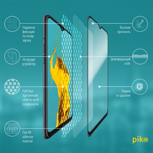 Фото - Защитное стекло для смартфона Piko Realme C2 Black Full Glue 0.3mm 2.5D (1283126497810)