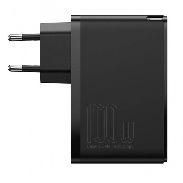 Фото - Сетевое зарядное устройство Baseus 2xUSB 100W GaN 2xUSB-C+2xUSB-A (CCGAN2P-L01)