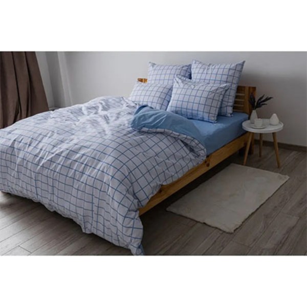 Фото - Комплект постільної білизни ТЕП Happy Sleep Blue Check (2-03794_25203)