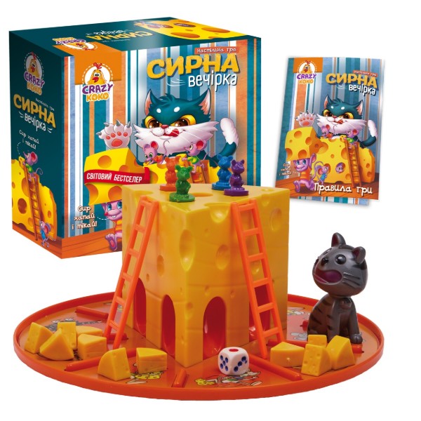Фото - Настільна гра (5-7 років) Vladi Toys Сирна вечірка (VT8055-38)