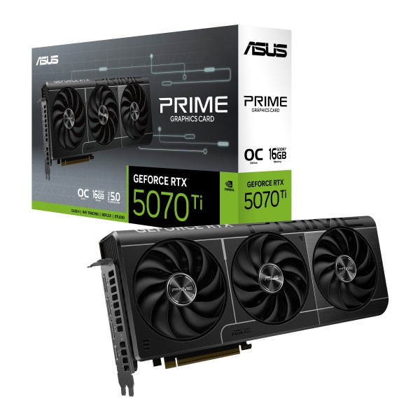 Фото - Відеокарта Asus PRIME GeForce RTX 5070 Ti 16GB GDDR7 OC Edition (PRIME-RTX5070TI-O16G)