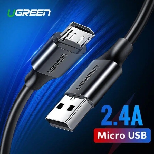 Фото - Кабель UGREEN US289 USB 2.0 to Micro 3m Black (60827)