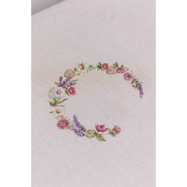 Фото - Скатерть прямоугольная Прованс Лавандовый садик 135х140 см (044168)