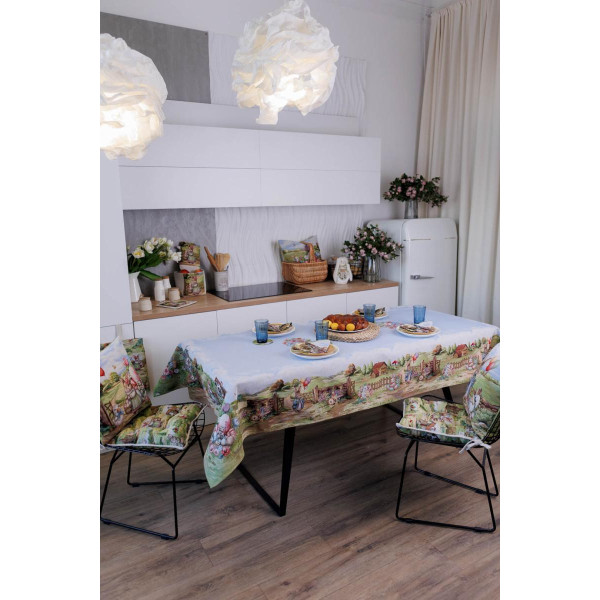 Фото - Скатертина раннер Прованс Великодня гобеленова Настрій 135х240 см (044254)