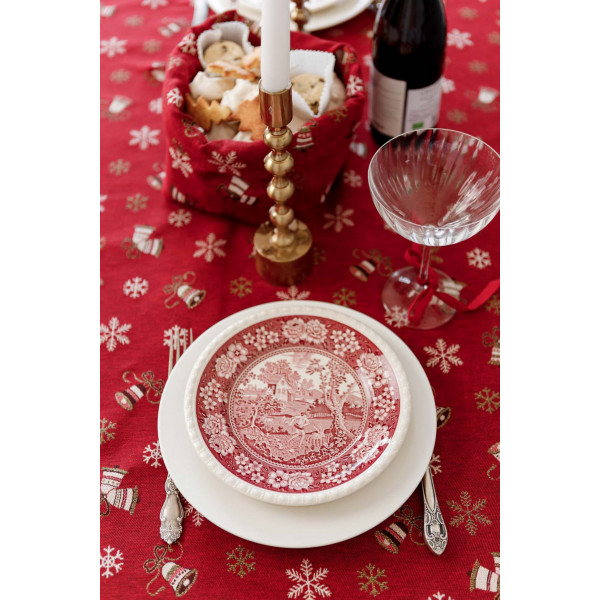 Фото - Скатертина прямокутна Прованс Дзвіночки 136х220 см (036864)