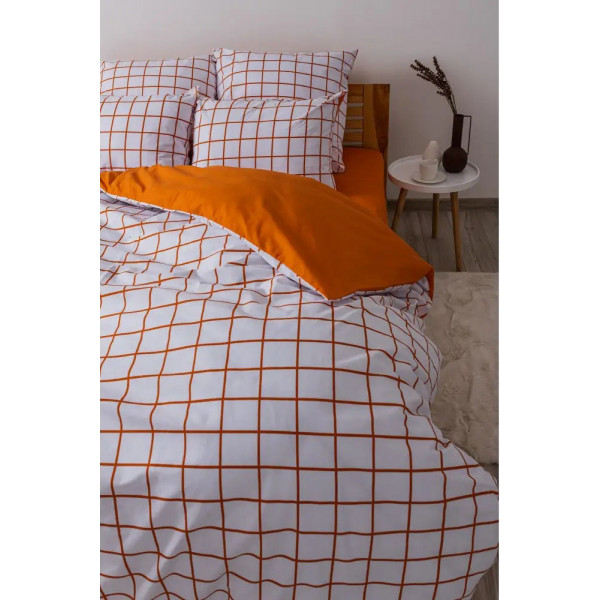 Фото - Комплект постільної білизни ТЕП Happy Sleep Terracotta Check (2-03796_25232)