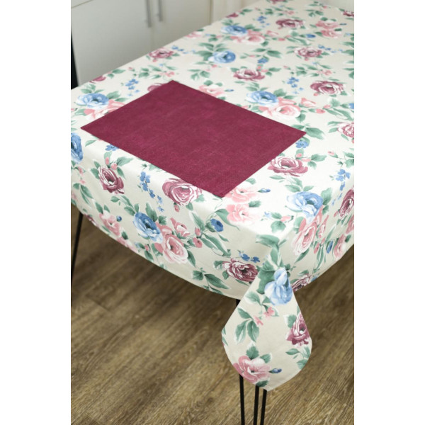 Фото - Скатертина прямокутна Прованс Розі 140х180 см (032190)