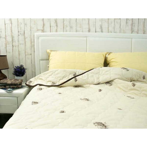 Фото - Ковдра демісезонна полуторна Руно 140х205 см вовняна Comfort Sheep (321.52ШКУ_Sheep)