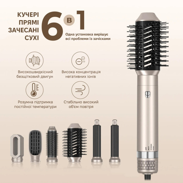 Фото - Уценка - Стайлер INSPIRE WT-632-5IN1-Gold