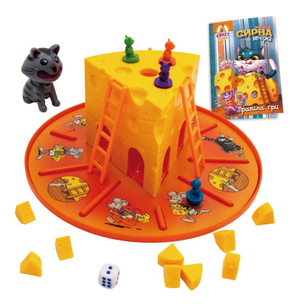 Фото - Настільна гра (5-7 років) Vladi Toys Сирна вечірка (VT8055-38)