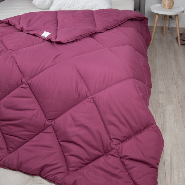 Фото - Ковдра зимова двоспальна євро ТЕП Alaska 200х220 см Бордовый (1-00154_27801)